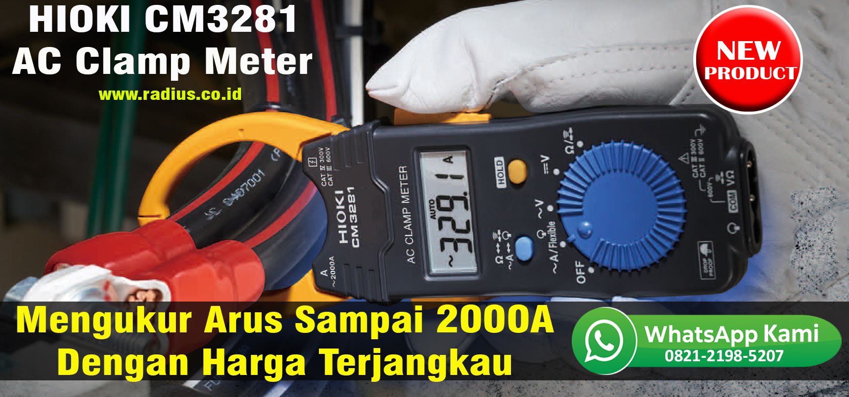 Review Hioki CM3281 dan Hioki CM3291 Tang Ampere AC 2000A