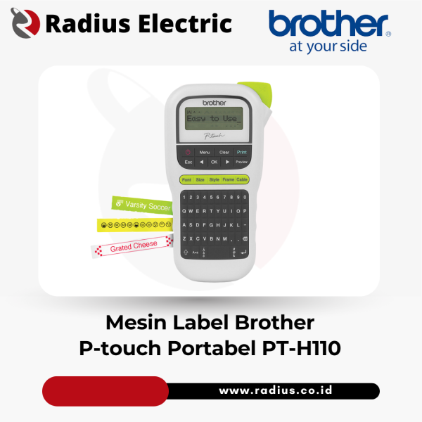 Mesin Label Brother P-touch Portabel PT-H110